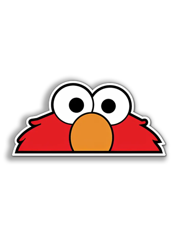 Elmo Peek-a-Boo Sticker
