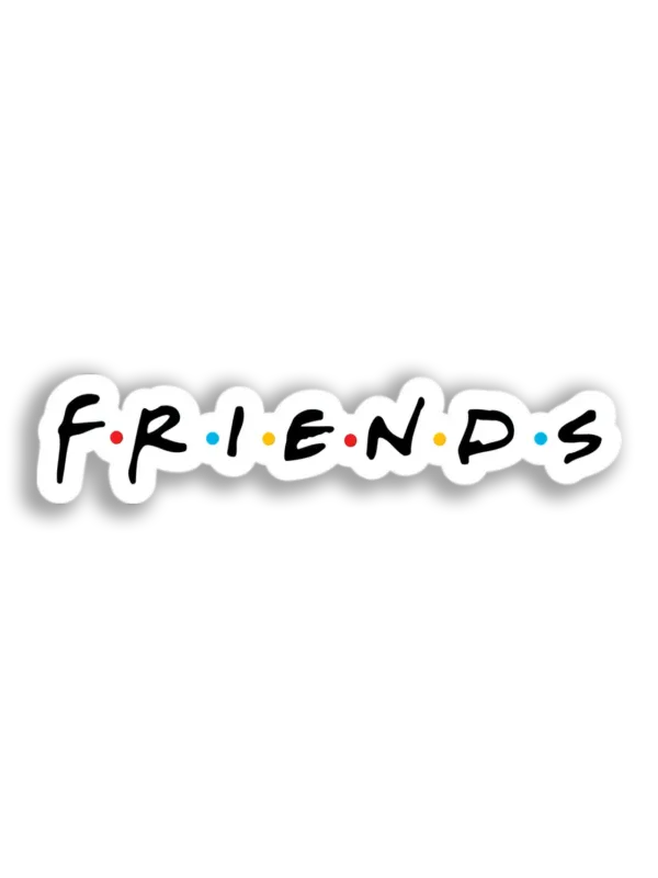 Friends Logo Sticker