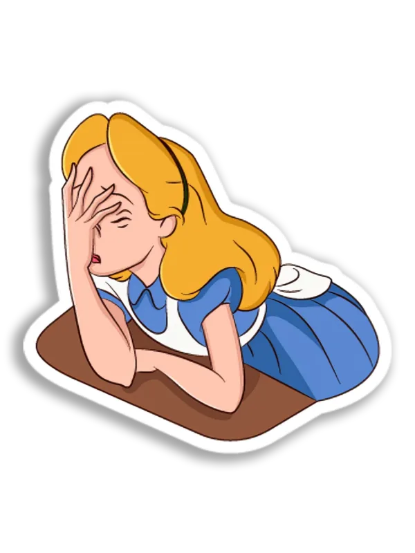 Alice's Regret Sticker