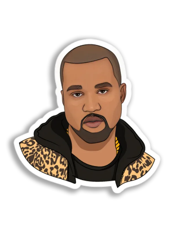 Kanye West Portrait Sticker