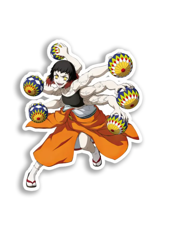 Multi-Armed Ball Juggler Sticker
