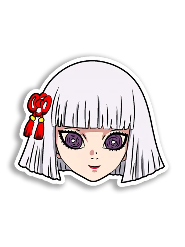 Anime Girl Face Sticker