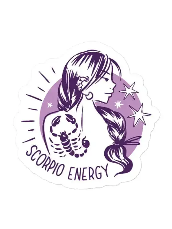 Scorpio Energy Zodiac Sticker