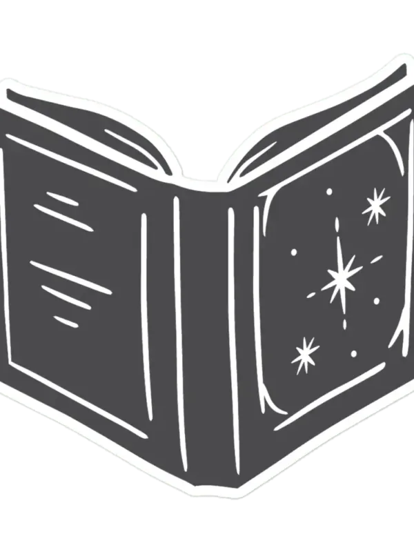 Spell Book Halloween Sticker