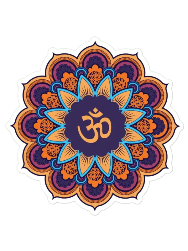Mandala Flower Sticker