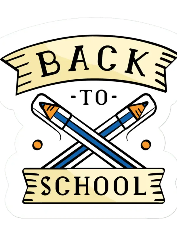 Back to School Sticker