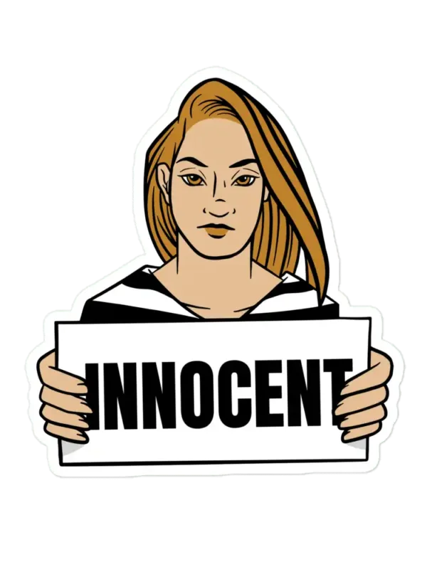 Innocent Prisoner Sticker
