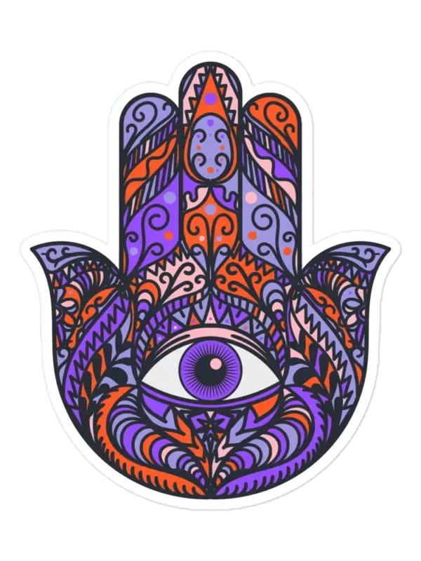Psychedelic Hand Sticker