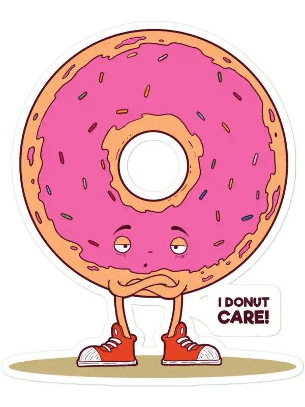 Donut Care Sticker