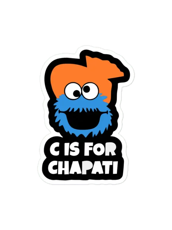 C is for Chaipati Sticker