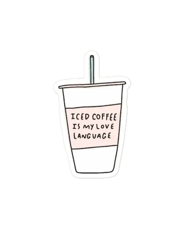 Iced coffee Sticker