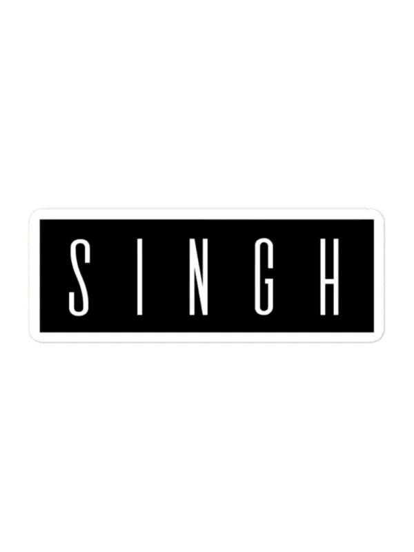 Singh Sticker