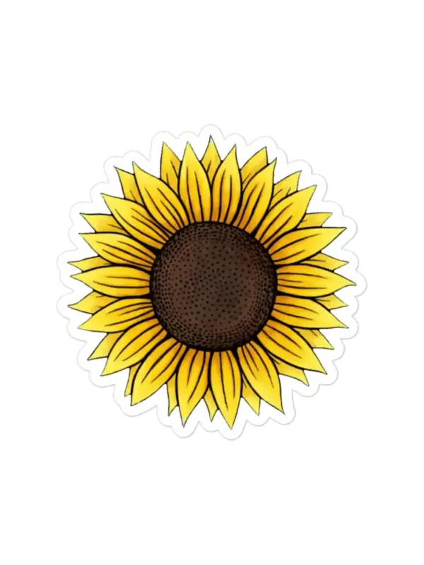 Sunflower Sticker