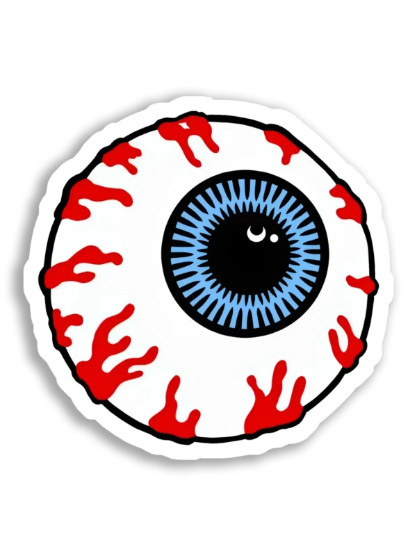 Bloody Eyeball Sticker Image Sticker
