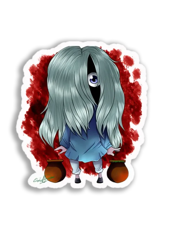 One-Eyed Girl Chibi Sticker
