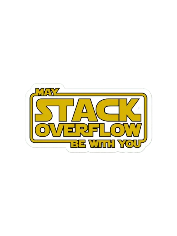 Stack Overflow with you Sticker
